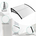 48 x 40-Inch Outdoor Front Door/Window Awning product image