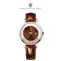 Christian Van Sant Women's Bria Brown Dial Watch product image