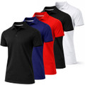 Men's Dry Fit Moisture-Wicking Polo Shirt (5-Pack) product image