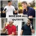 Men's Dry Fit Moisture-Wicking Polo Shirt (5-Pack) product image