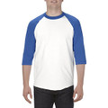 Alstyle Classic Raglan 3/4 Sleeve T-Shirt (Small) product image