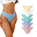 Women's Ribbed Low-Rise Underwear (6-Pack） product image