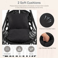 Macrame Swing Chair with Soft Cushions product image