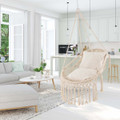 Macrame Swing Chair with Soft Cushions product image