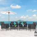 Patio Wicker Furniture Set with Coffee Table (4- or 8-Piece)  product image