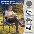 Folding Camping Chair with Side Table & Cup Holder (1-2 Pack) product image
