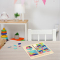 3-in-1 Tetris Tengram Wooden Board Learning Puzzle for Kids product image