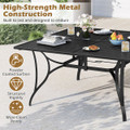 60” x 60” Square Patio Dining Table for 8 product image