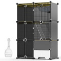3-Tier Cat Cage  with Litter Box and Hammock product image