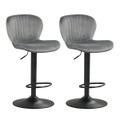 Bar Stool Set with Velvet Backrests and Padded Seats (Set of 2 or 4) product image