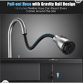 WaterSong Touchless Kitchen Faucet Sink with Smart Sensor product image