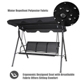3-Seat 550-Pound Capacity Outdoor Canopy Patio Swing product image