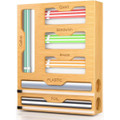 6-in-1 Bamboo Storage Organizer product image