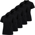 Junior's Short Sleeve School Uniform  Pique Polo Shirt (5-Pack) product image
