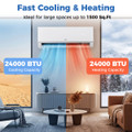 Wi-Fi Enabled Mini Split Air Conditioner product image