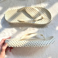 Women's Polka Dot Platform Flip-Flops product image