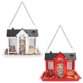 Metal Hanging Barn Bird Feeder House  product image