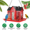 Metal Hanging Barn Bird Feeder House  product image