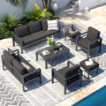 Aluminum Outdoor Patio Furniture Set with Coffee Table product image
