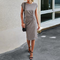 Knotty Chic Cap Sleeve Midi product image