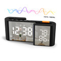 Dual Screen LED Digital Alarm Clock with FM Radio Temperature and Humidity Display product image