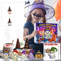 Halloween CountDown Advent Calendar with Ghost Gnome Pumpkin Plush Toys Dolls Pendants Ornaments For Indoor Outdoor Home Party Decoration product image