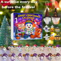 Halloween CountDown Advent Calendar with Ghost Gnome Pumpkin Plush Toys Dolls Pendants Ornaments For Indoor Outdoor Home Party Decoration product image