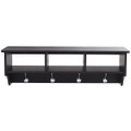 Wall-Mounted Wooden Hanging Coat Rack Organizer product image