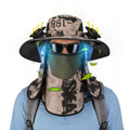 Wide Brim Sun Hat with Dual Cooling Fans product image