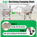 Reclining Camping Chair with Footrest product image