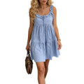 Women's Flowy Ruffle-Trim Cami Dress product image