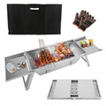 3‑in‑1 Portable Charcoal Grill product image