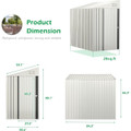 4.2" x 7" Outdoor Storage Shed  product image