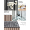 4.2" x 7" Outdoor Storage Shed  product image