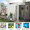 4.2" x 7" Outdoor Storage Shed  product image