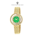 Christian Van Sant Women's Gracieuse Green Dial Watch product image