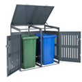 Outdoor Trash Can Storage Shed for 2 or 3 Bins product image