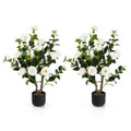 Artificial Camellia Tree (1 or 2 Pack) product image