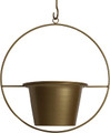 6-Inch Metal Hanging Pot Wall Planters product image