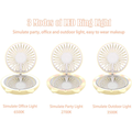 Lucky Cat Portable Personal Fan and Handheld Make Up Mirror product image