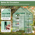 Portable Outdoor Mini Walk-in 4-Tier Greenhouse product image