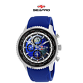 Seapro Men's Meridian World Timer GMT Blue Dial Watch product image