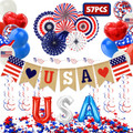 4th of July Decorations (57 Pieces) product image