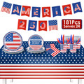 4th of July Party Supplies (181 Pieces) product image