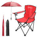 Portable Camping Chair with Sun Umbrella product image