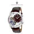 Christian Van Sant Men's Sprocket Auto-Quartz Brown Dial Watch product image