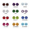 2.00 CTTW Round Crystal Stud Earrings product image