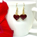 Glitter Enamel Heart Earrings (3 Pairs) product image