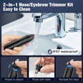 2 In 1 Rechargeable Nose Hair Trimmer product image
