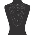 14K Gold-Plated Solid 925 Sterling Silver Herringbone Chain Necklace product image